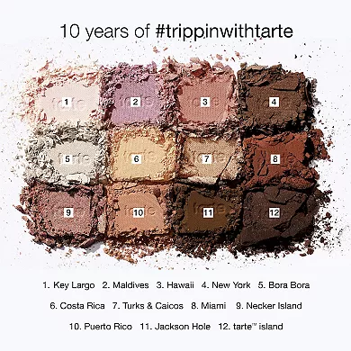 tarte #trippinwithtarte paleta de sombras con arcilla amazónica - Imagen 2